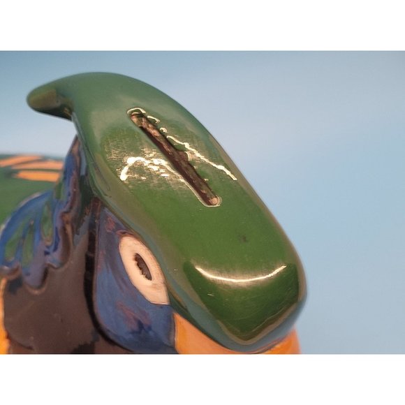 Ceramic Parrot Bank - Picture 5 of 7